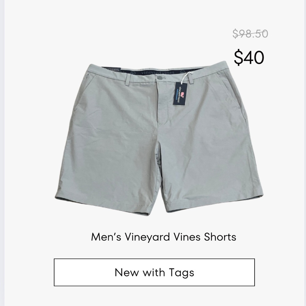 Vineyard Vines Men's Light Gray Shorts